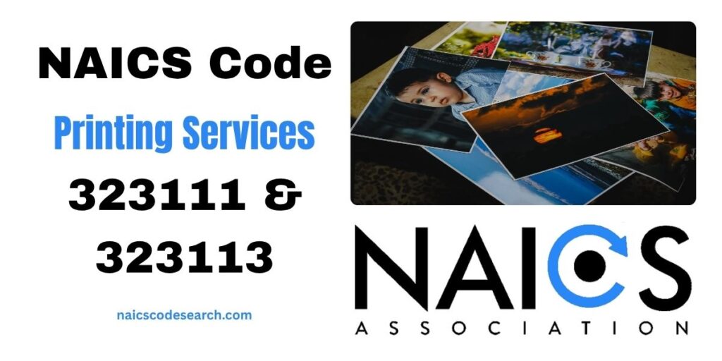 NAICS Code for Project Printing Services
